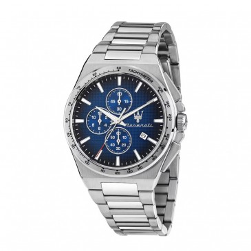 VELOCITA SLIM 41MM CHR BLUE DIAL