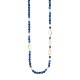 COLLANA CLORI INFILATA PERLE OCCHIO DI TIGRE ARGENTO 925 COLLANA CLORI INFILATA PERLE OCCHIO DI TIGRE ARGENTO 925