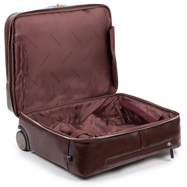 PILOTINA 2 COMPARTI 2 RUOTE PELLE