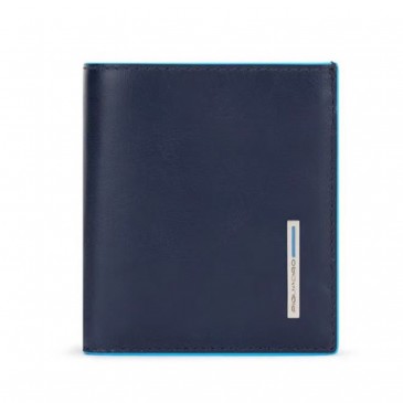 PORTAFOGLIO TRIFOLD COMPATTO PELLE E PORTAMONETE