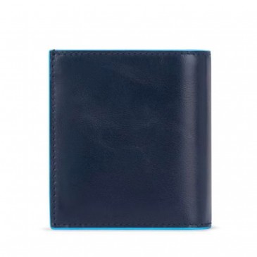 PORTAFOGLIO TRIFOLD COMPATTO PELLE E PORTAMONETE