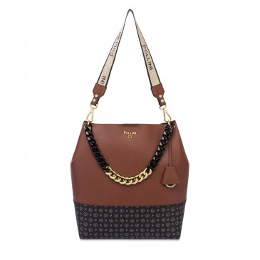 BORSA GR DOUBLE PU MARR+HER PVC NERO
