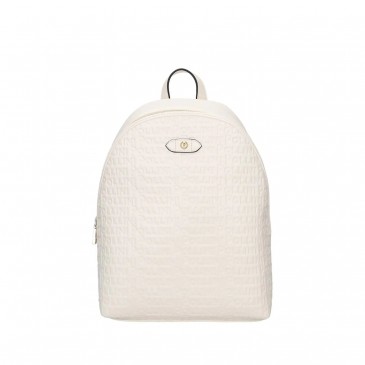 ZAINO PLAIN PU EMBOSSED AVORIO