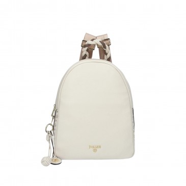 BORSA MINI GR,PU+H PVC AVORIO/TAUPE