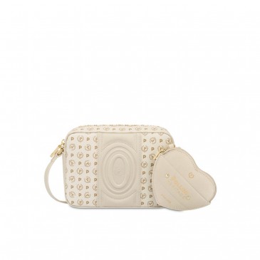 BORSA HERITAGE PVC + VITELLO AVORIO
