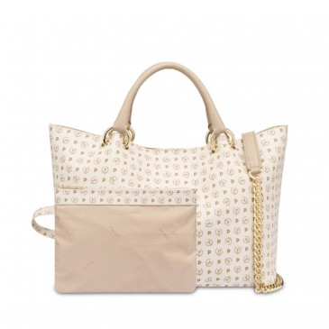 BORSA HERITAGE PVC AVORIO / VIT  GHIACC