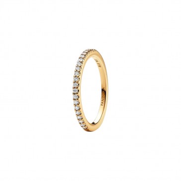 ANELLO PAVE FASCIA SOTTILE