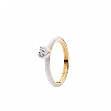 ANELLO WHITE CHAKRA HEART PANDORA ME