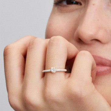 ANELLO WHITE CHAKRA HEART PANDORA ME