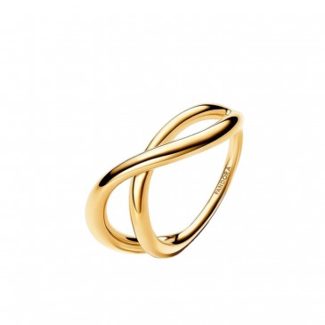 ANELLO INFINITO LINEA SINUOSA