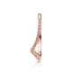 Anello chevron decorato