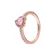 Anello Cuore Rosa