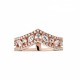 Anello chevron doppio taglio marquise