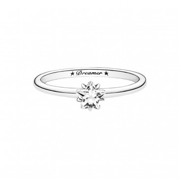 Anello Solitario Stella Celeste