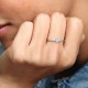 Anello Solitario Stella Celeste