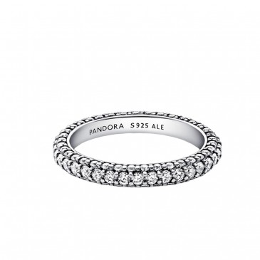 ANELLO PAVÈ FASCIA SINGOLA