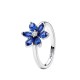 ANELLO HERBARIUM FIORE BLU