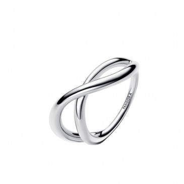 ANELLO INFINITO LINEA SINUOSA