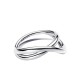 ANELLO INFINITO LINEA SINUOSA