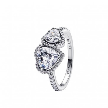 ANELLO DOPPI CUORI LUMINOSI