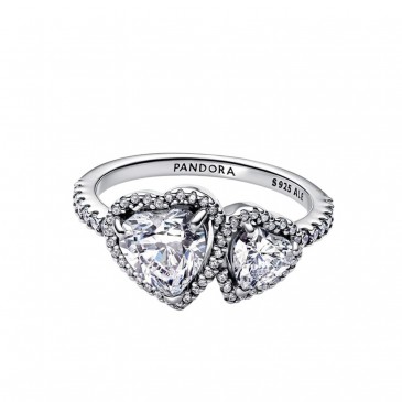 ANELLO DOPPI CUORI LUMINOSI