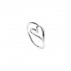 ANELLO CUORE PICCOLO LINEA SINUOSA