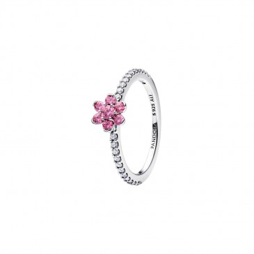 ANELLO FIORE LUMINOSO ROSA