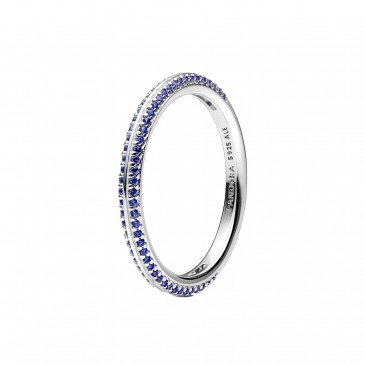 ANELLO PIETRE LUMINOSE BLU PANDORA ME