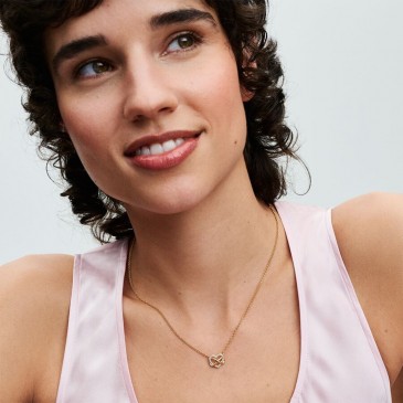 COLLANA CUORE INFINITO PIETRE LUMINOSE