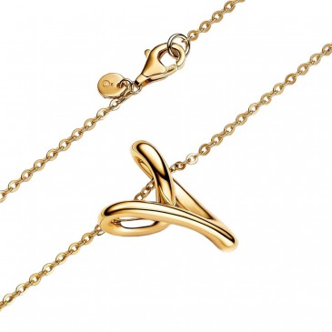 COLLANA CUORE LINEA SINUOSA
