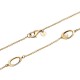 Collana Ovali Linea Sinuosa e Perla