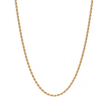 COLLANA CATENINA CORDA INTRECCIATA