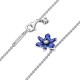 COLLANA PENDENTE HERBARIUM FIORE BLU