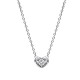 COLLANA CUORE SPLENDENTE CON PIETRA