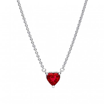 COLLANA CUORE ROSSO