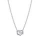 COLLANA CUORE INFINITO PIETRE LUMINOSE