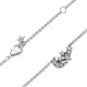 COLLANA COLLANA LUNA CRESCENTE E STELLE