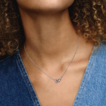 COLLANA COLLANA LUNA CRESCENTE E STELLE