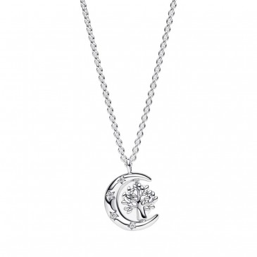 COLLANA LUNA E ALBERO DELLA FAMIGLIA