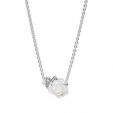 COLLANA ROSA BIANCA