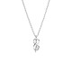 COLLANA LEGAME INFINITO CON PERLA ROSA ARTIFICIALE