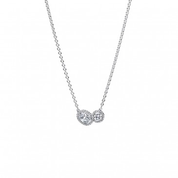 COLLANA DOPPIA PIETRA LUMINOSA