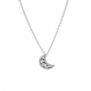 COLLANA LUNA CRESCENTE LUMINOSA
