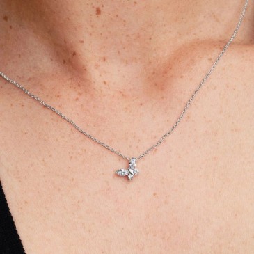 COLLANA FARFALLA LUMINOSA