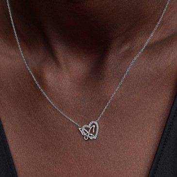 Collana Cuore e Farfalla