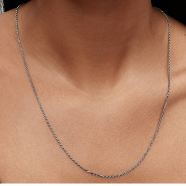 COLLANA PANDORA CORDA INTRECCIATA
