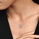 COLLANA CON CERCHIO PAVÉ