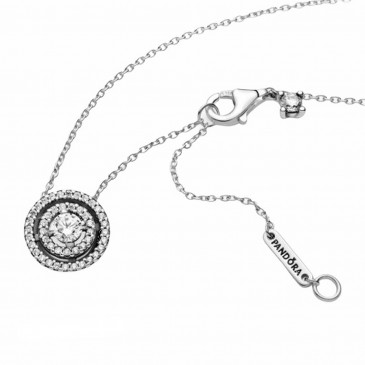 Collier con Doppio Punto Luce Scintillante
