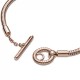 Bracciale Pandora Moments con maglia snake e barretta a T