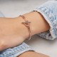 Bracciale Pandora Moments con maglia snake e barretta a T